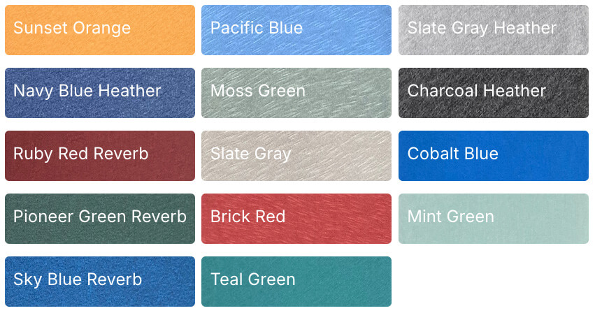 Second part of our 29 colors